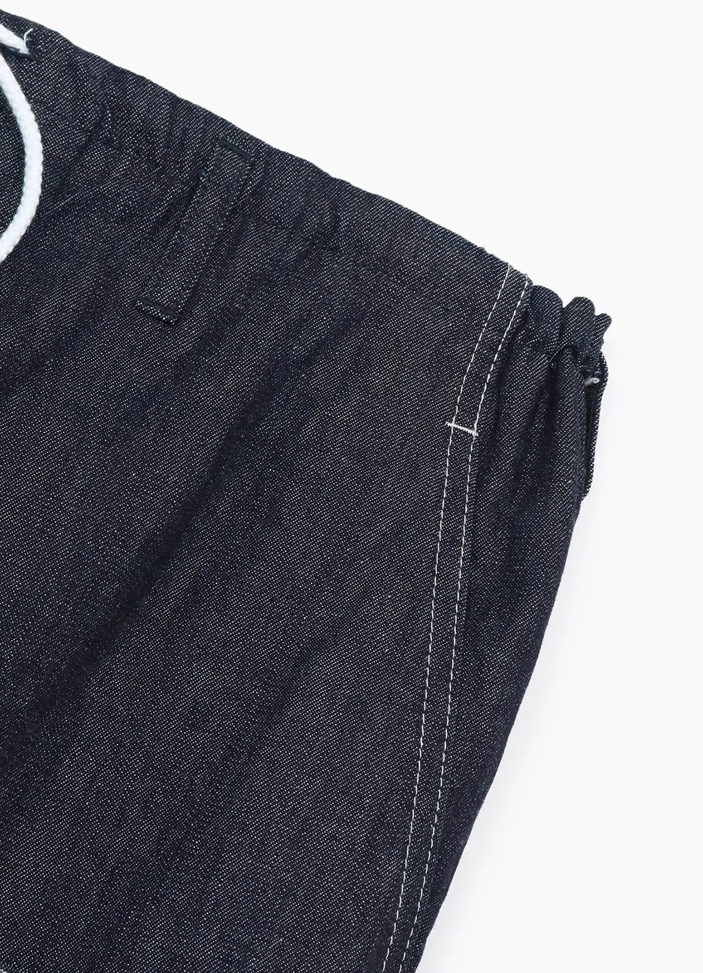 10Oz Denim White Stitch Draw String Pants