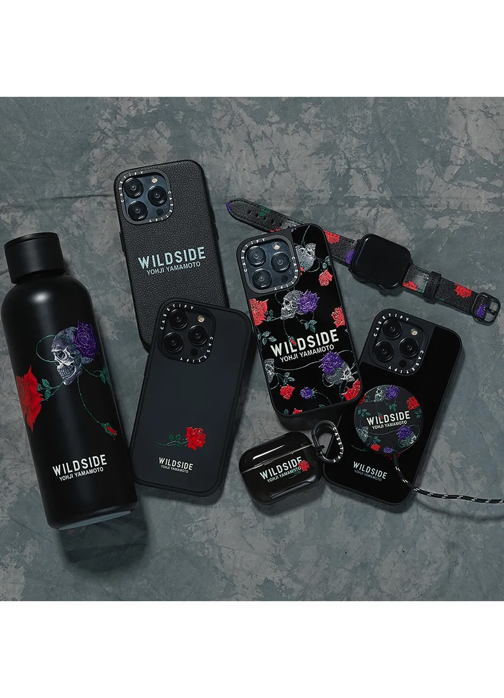 Wildside×Casetify Skull & Rose Iphone Case