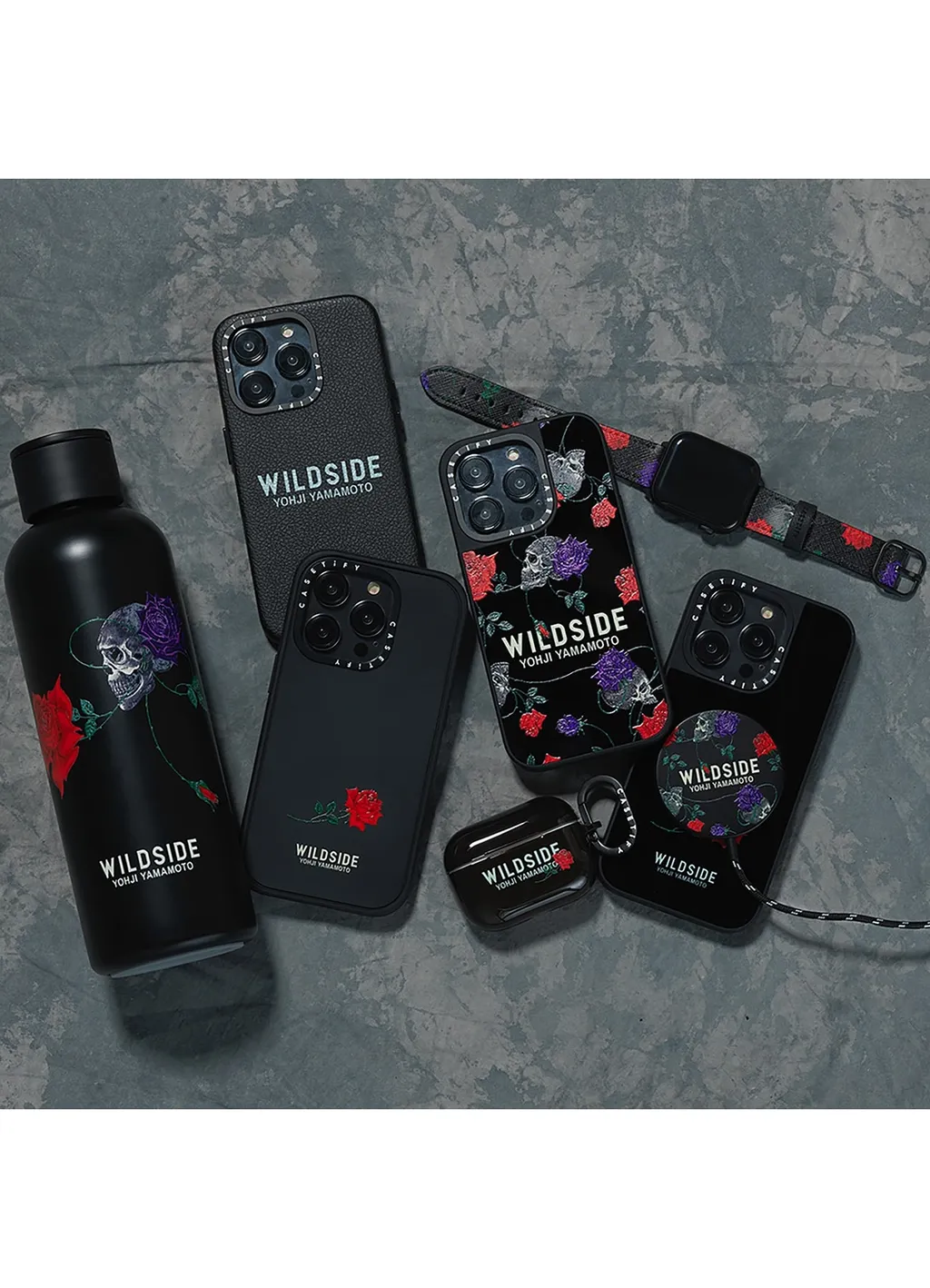 Wildside×Casetify Skull & Rose Apple Watch Band