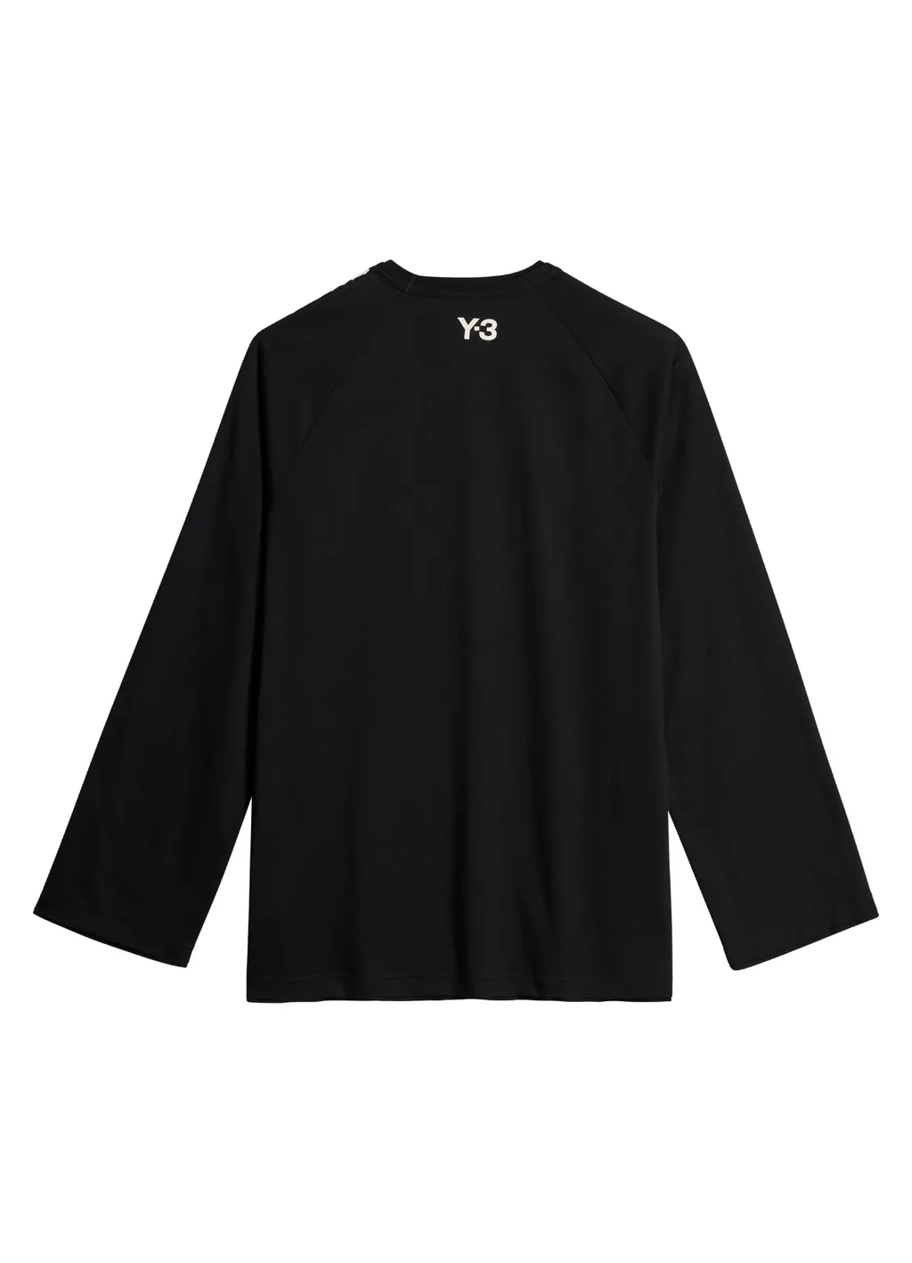 Raw Edge 3 Stripes Long Sleeve Tee