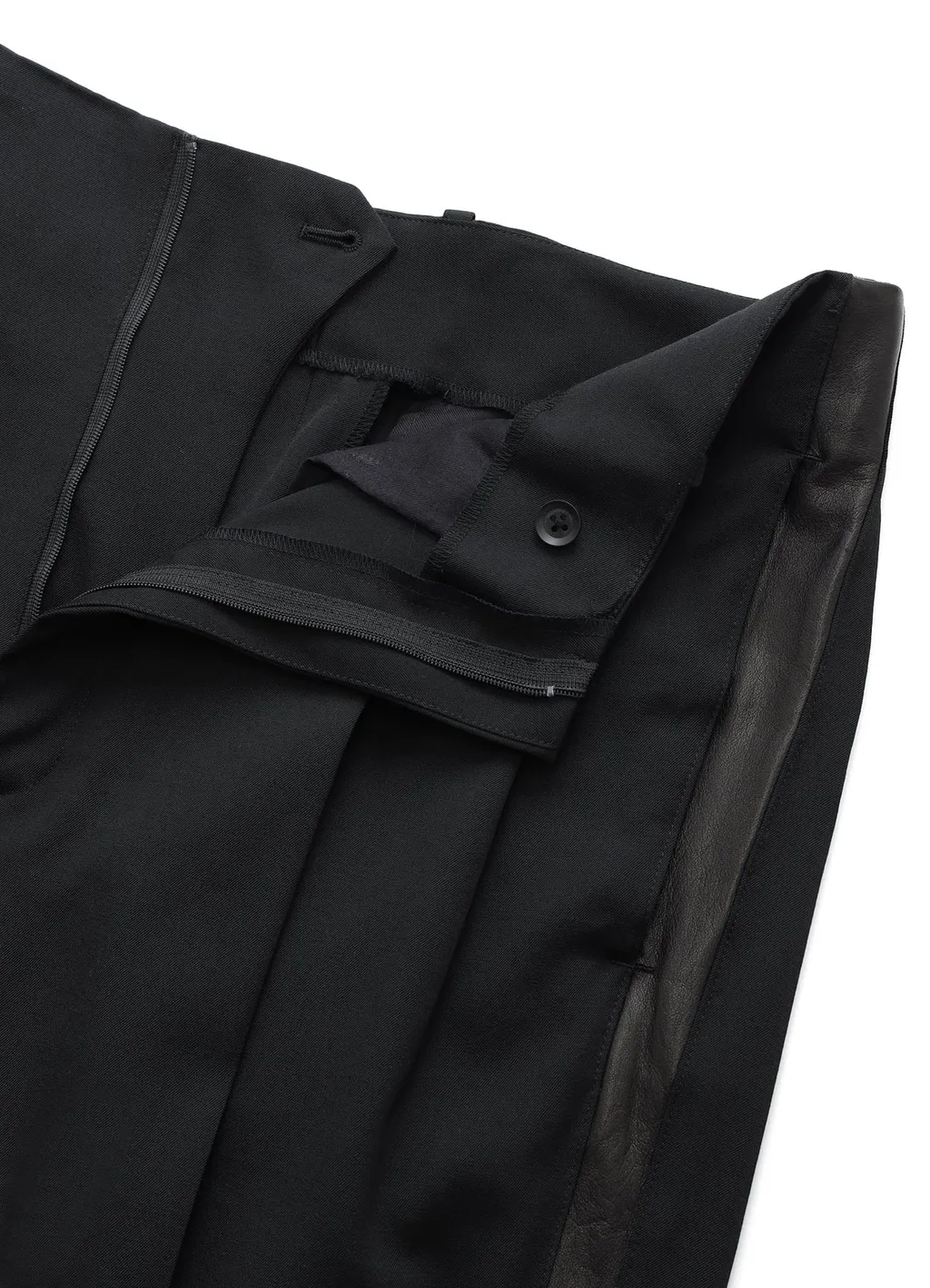 Wildside × Stein Beltless Wide Tapered Trousers