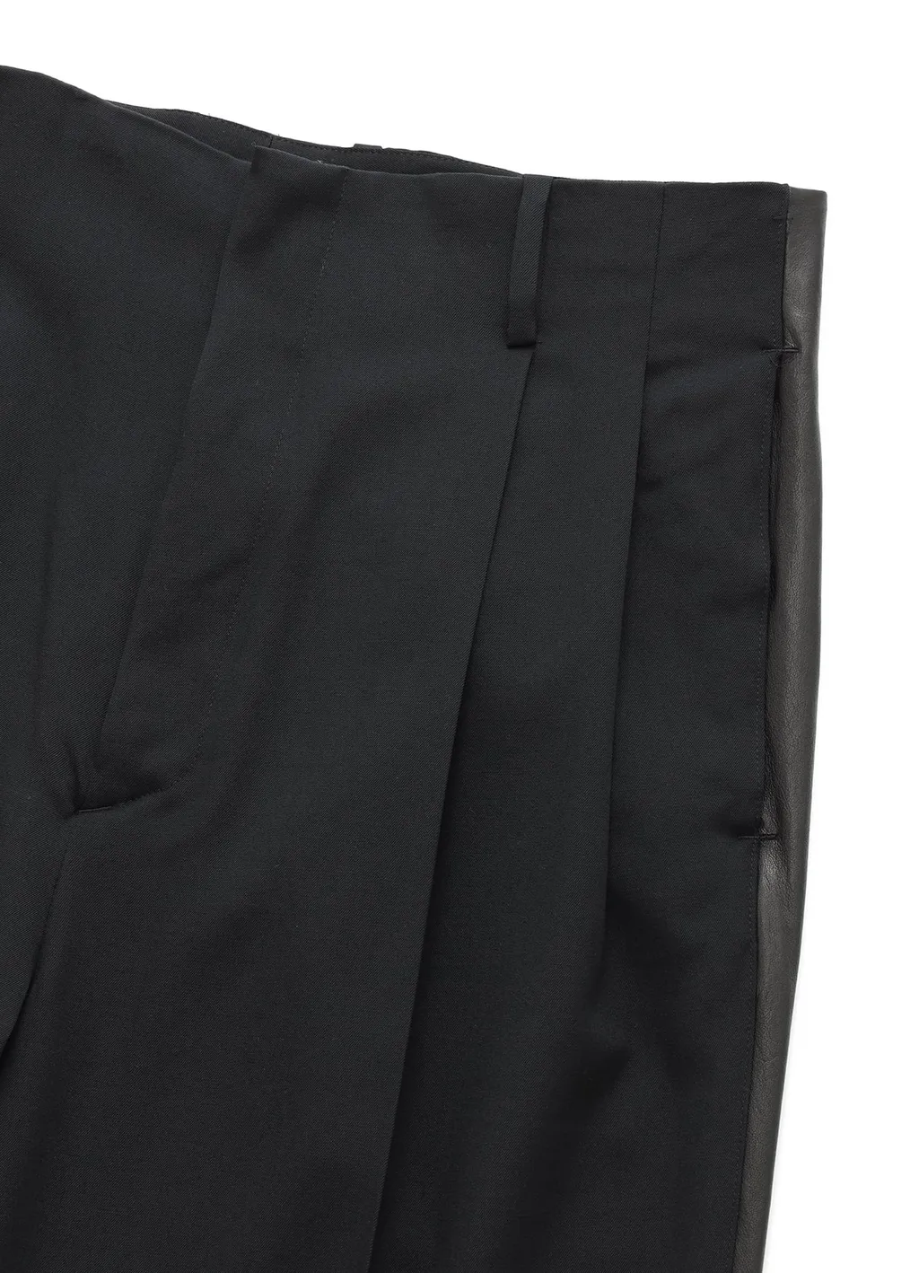 Wildside × Stein Beltless Wide Tapered Trousers
