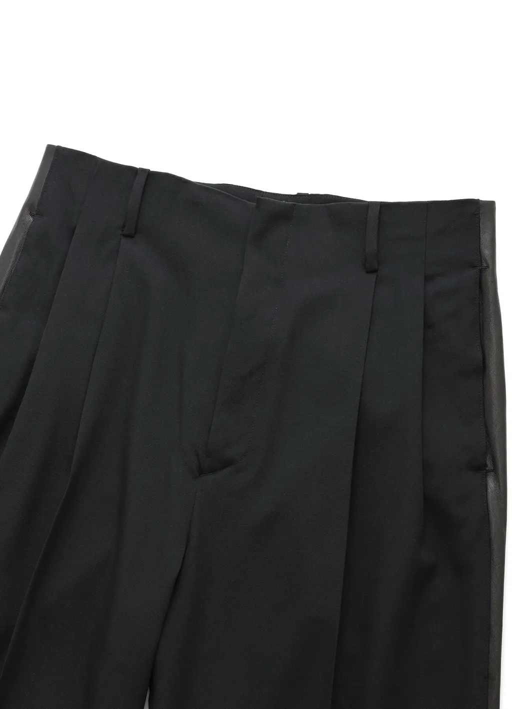 Wildside × Stein Beltless Wide Tapered Trousers