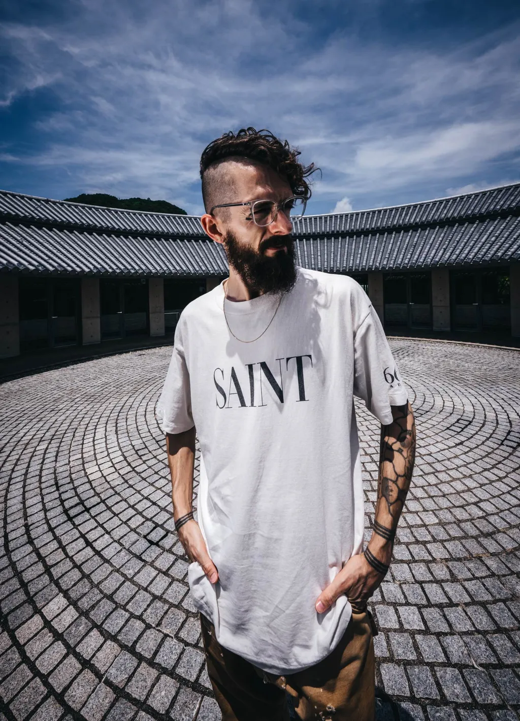 Saint Ss White Tee