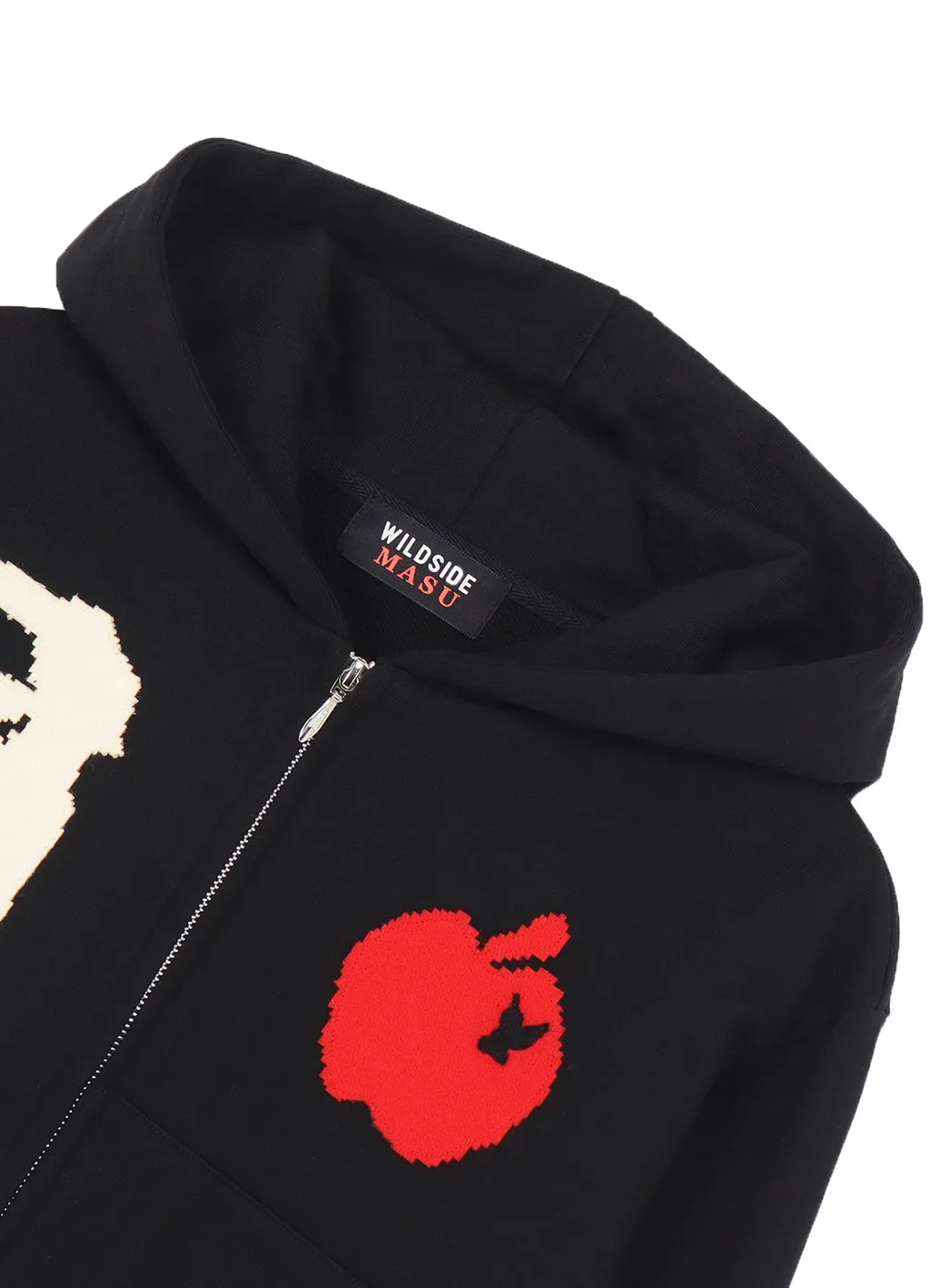 Wildside X M A S U Bone And Apple Zip-Up Hoodie