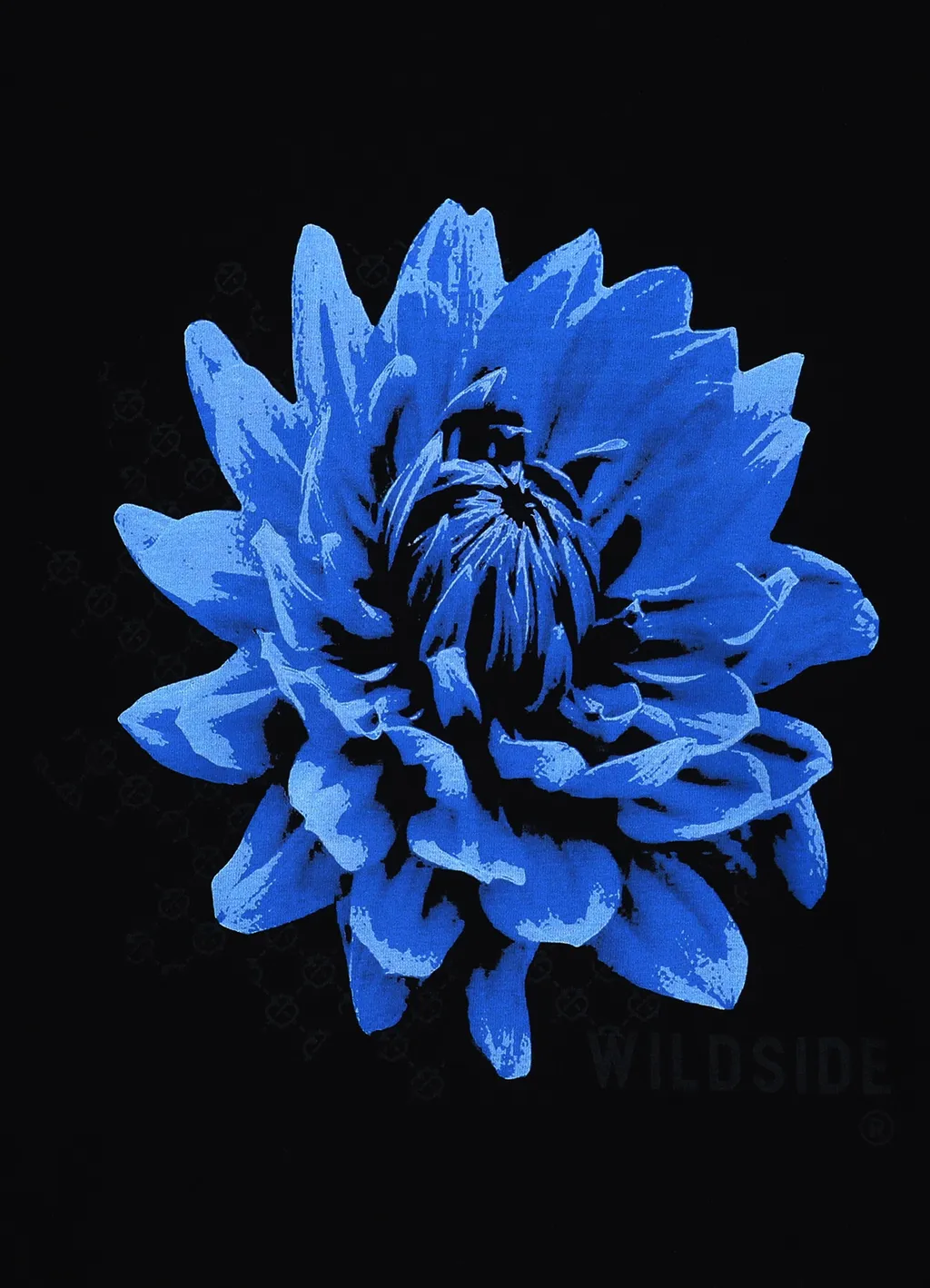 Wildside × Chivas Regal Blue Flower T-Shirt
