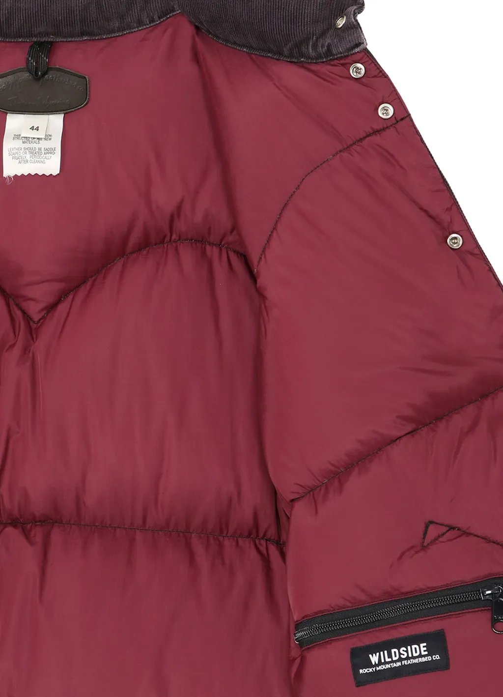 Wildside×Rocky Mountain Featherbed Down Jacket Denim