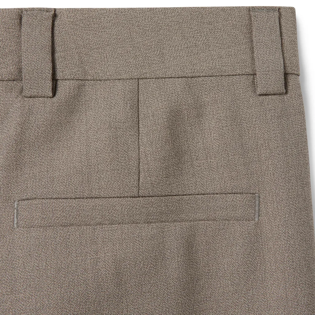 Wool Mouliné Trousers