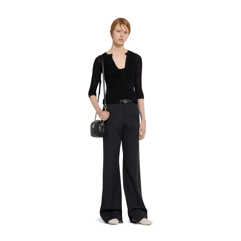 Cotton Rib Tank Top With Embroidery