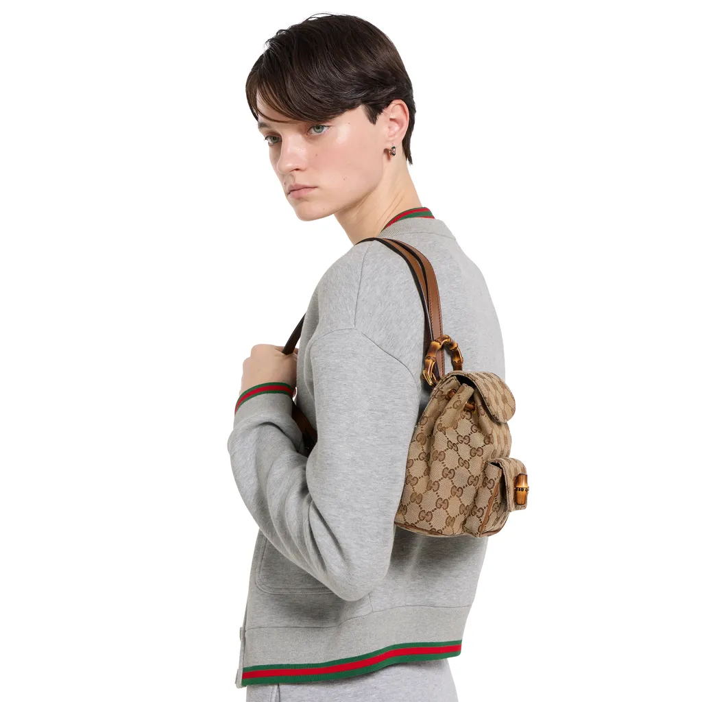 Bamboo Mini Backpack