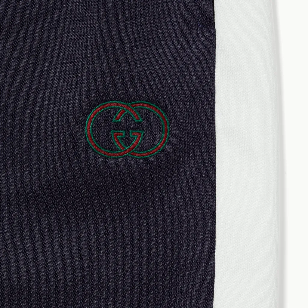 Technical Jersey Shorts With Embroidery