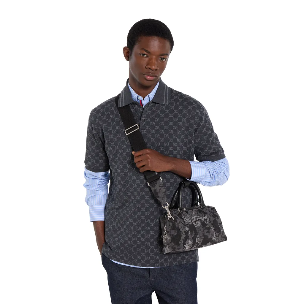 Gg Canvas Small Duffle Bag