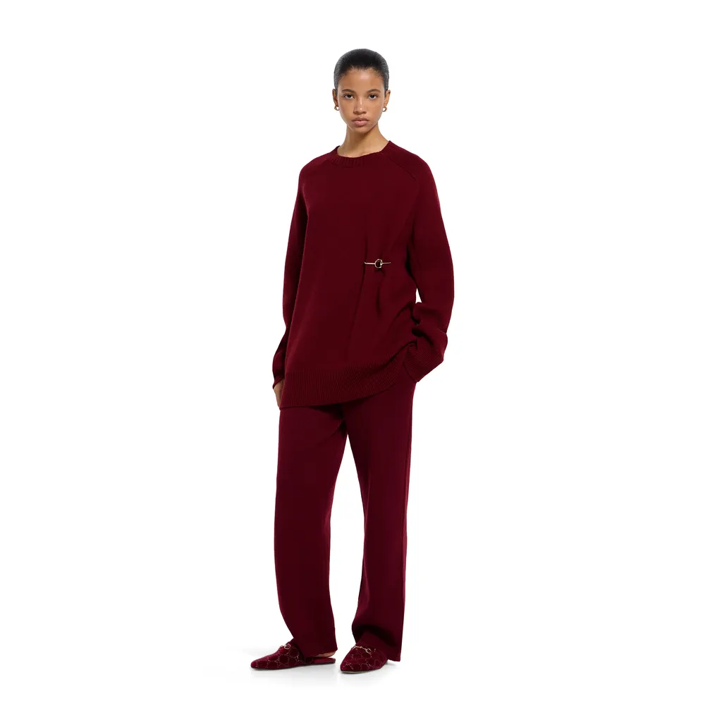 Wool Cashmere Leisure Trousers