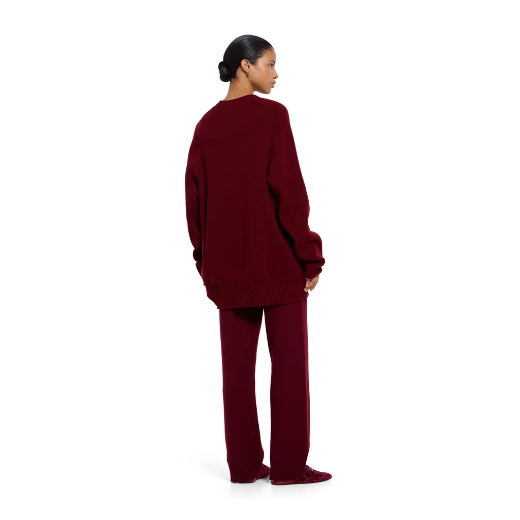 Wool Cashmere Leisure Trousers