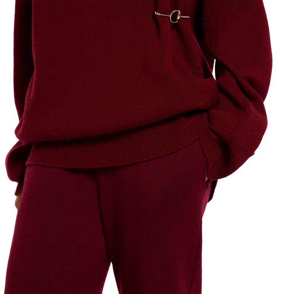 Wool Cashmere Leisure Trousers