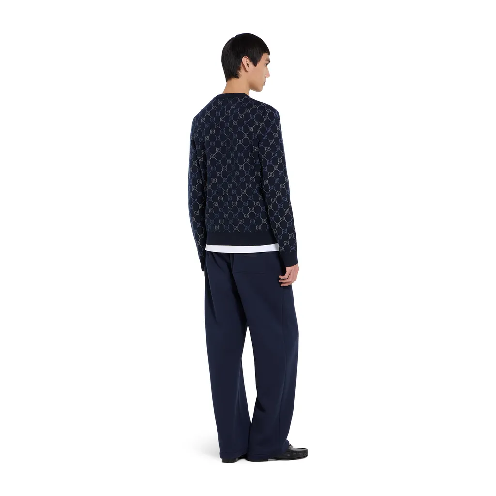 Gg Double Wool Knit Jumper
