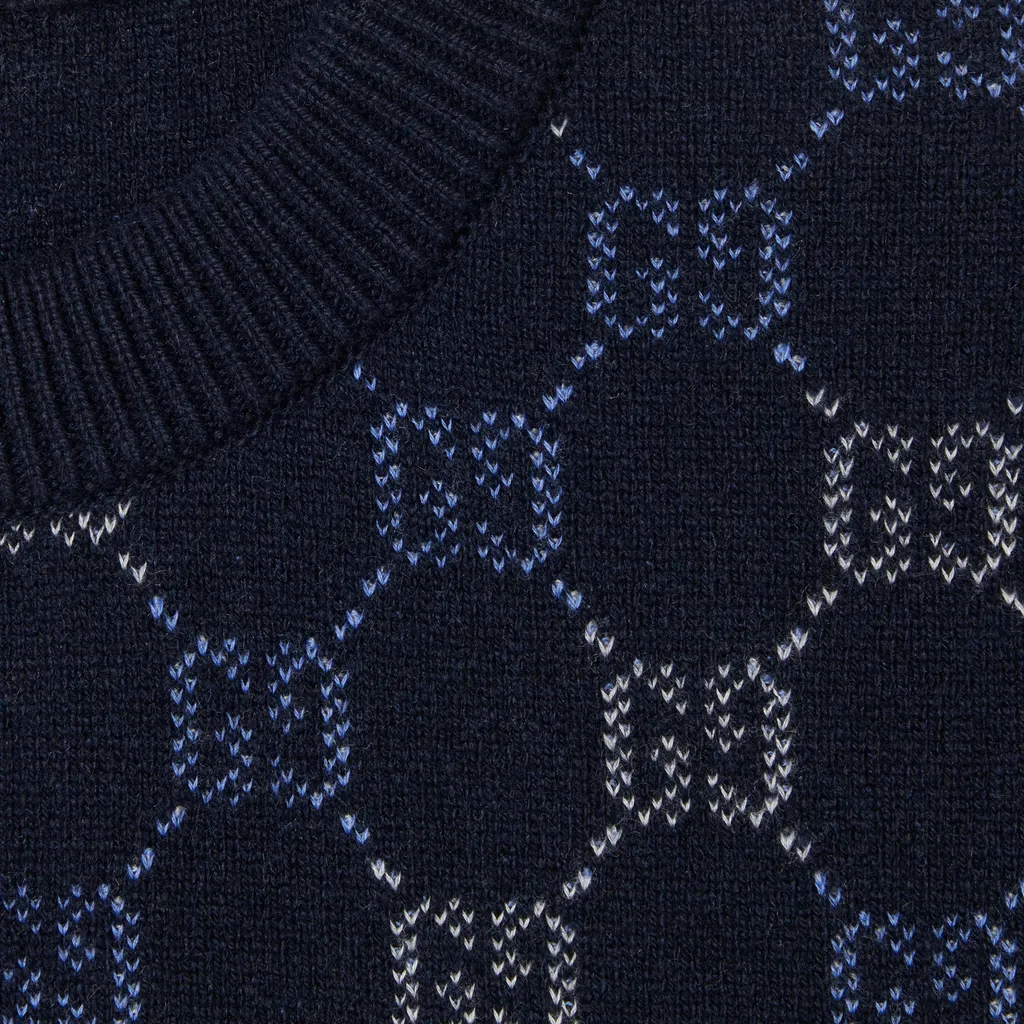 Gg Double Wool Knit Jumper
