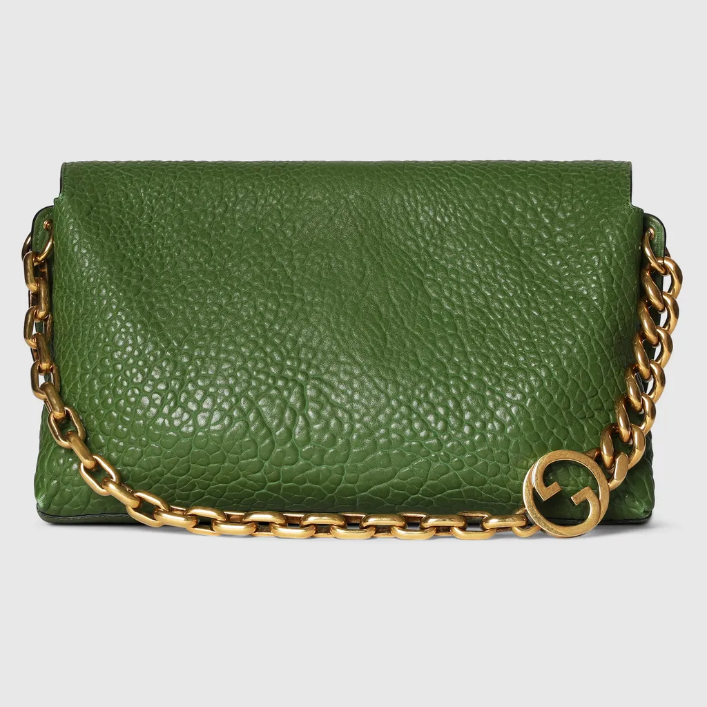 Large Shoulder Bag With Chain