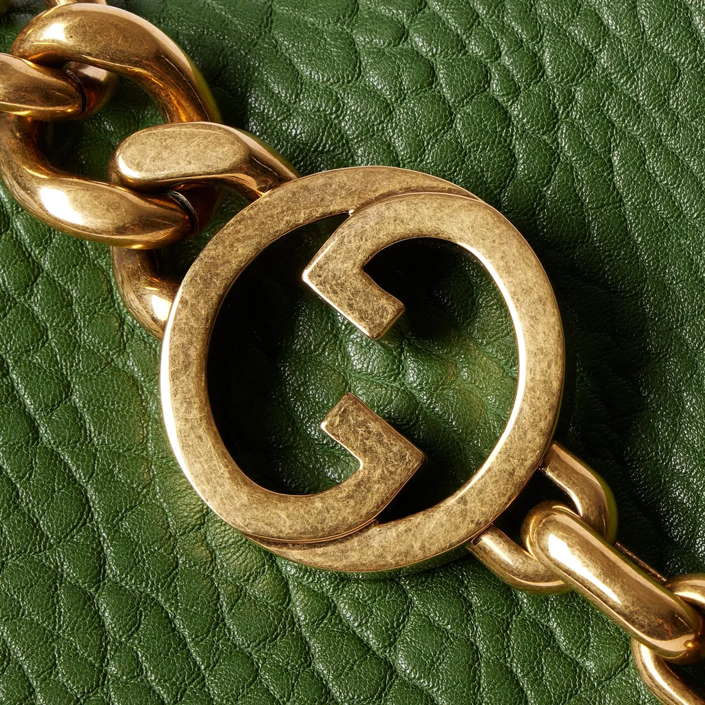 Large Shoulder Bag With Chain