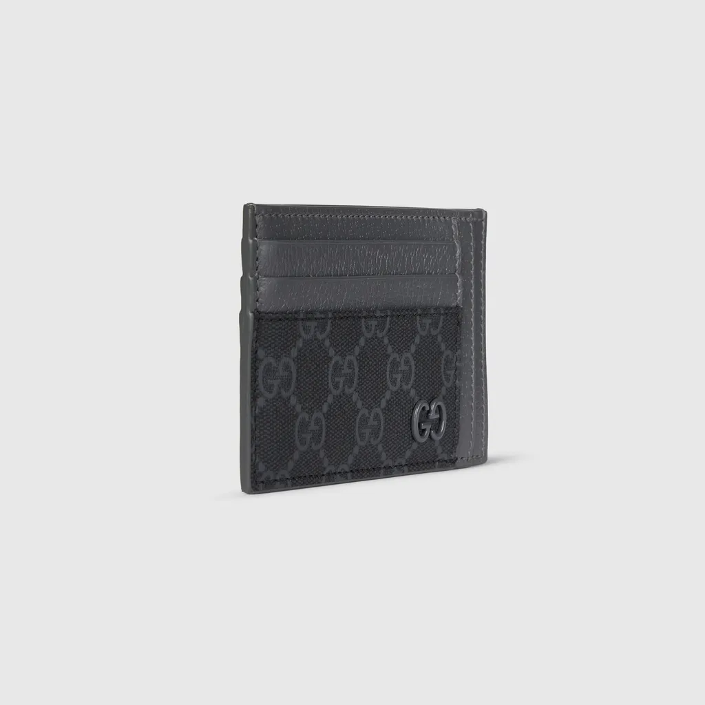 Grey Trim Gg Card Case