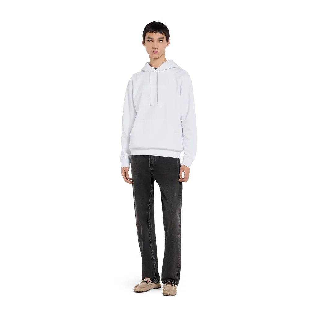 Cotton Jersey Sweatshirt With Print
