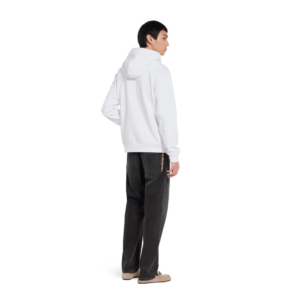 Cotton Jersey Sweatshirt With Print