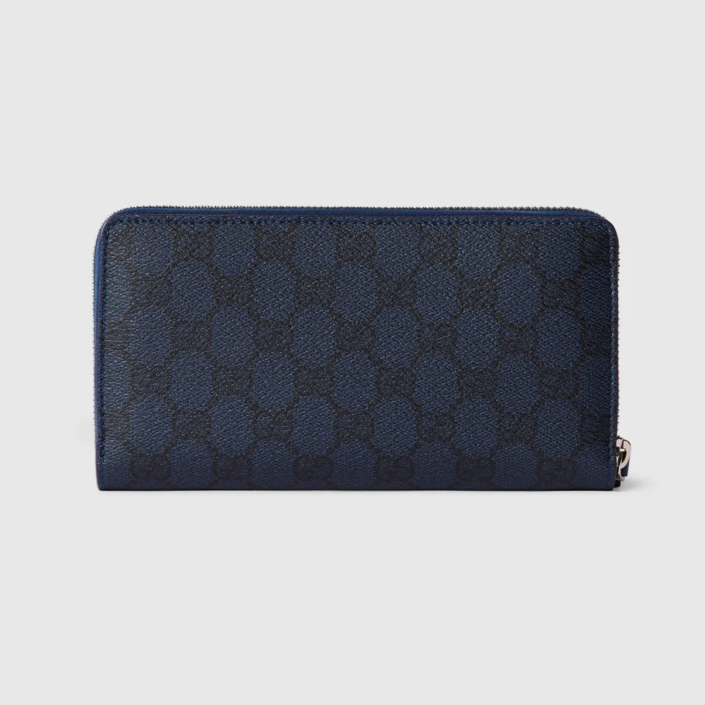 Gg Zip Around Wallet With Print