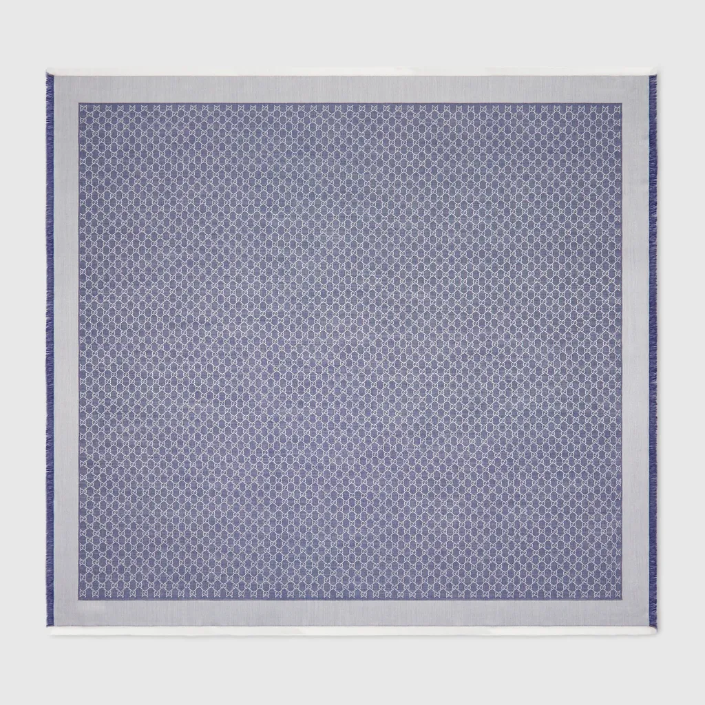 Gg Silk Wool Shawl