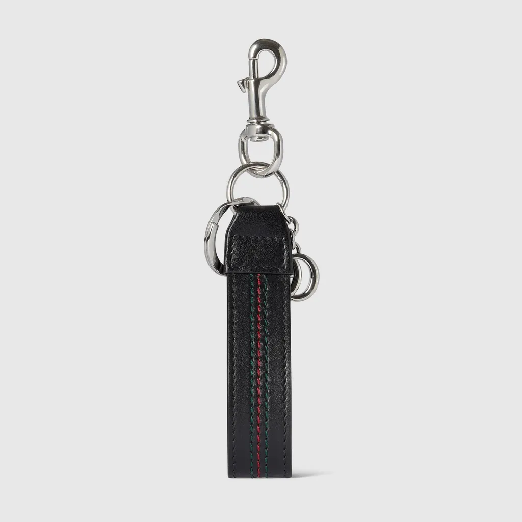 Double G Keychain With Web Detail
