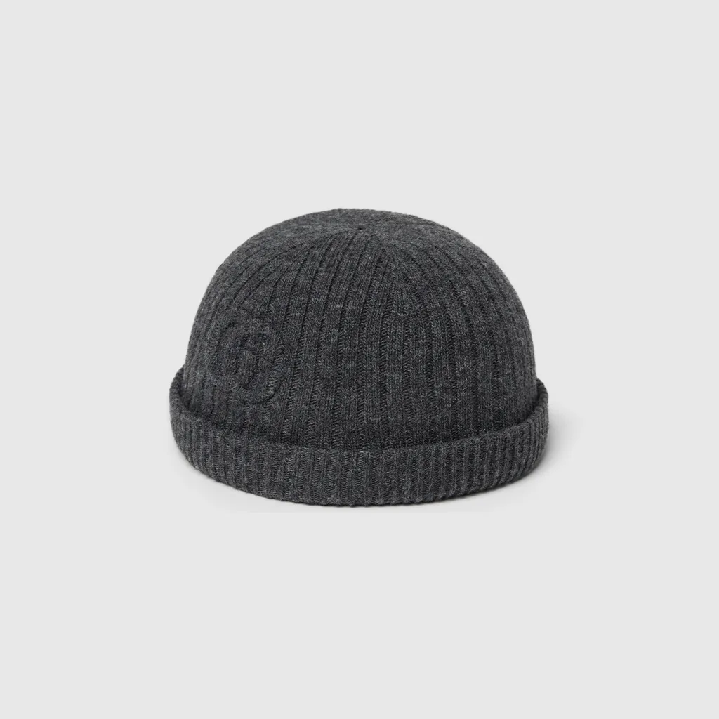 Rib Knit Wool Hat