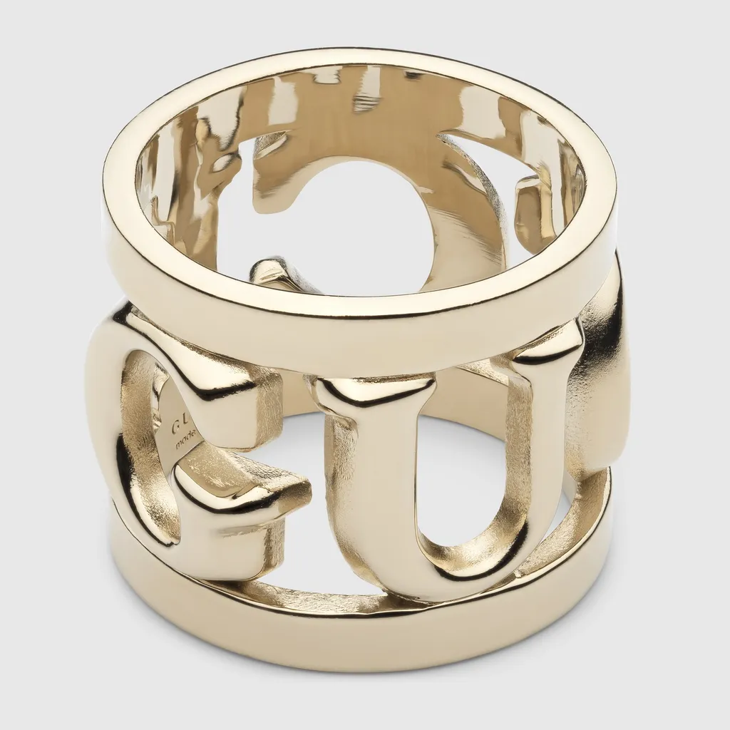 Gucci Logo Carré Ring