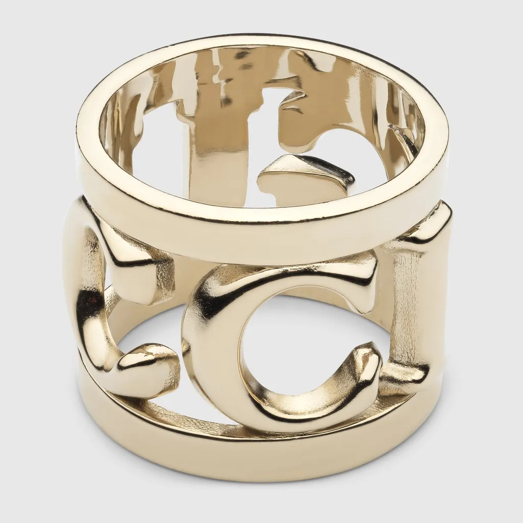 Gucci Logo Carré Ring