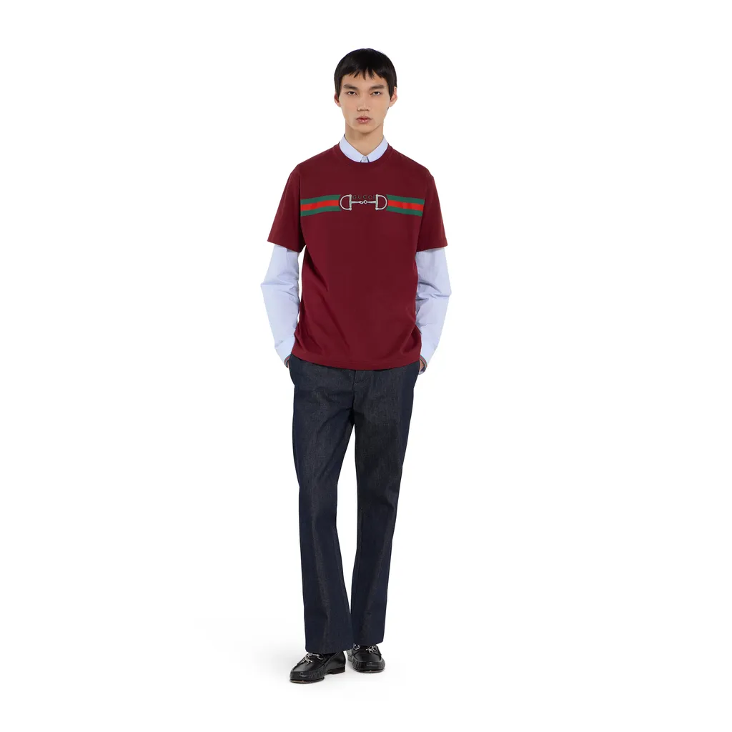 Medium Cotton Jersey T-Shirt With Print