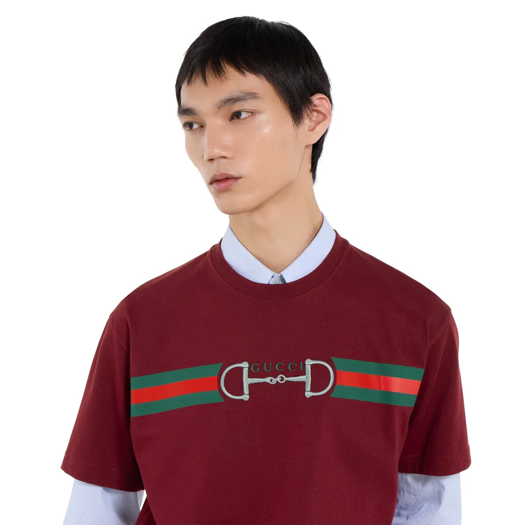 Medium Cotton Jersey T-Shirt With Print