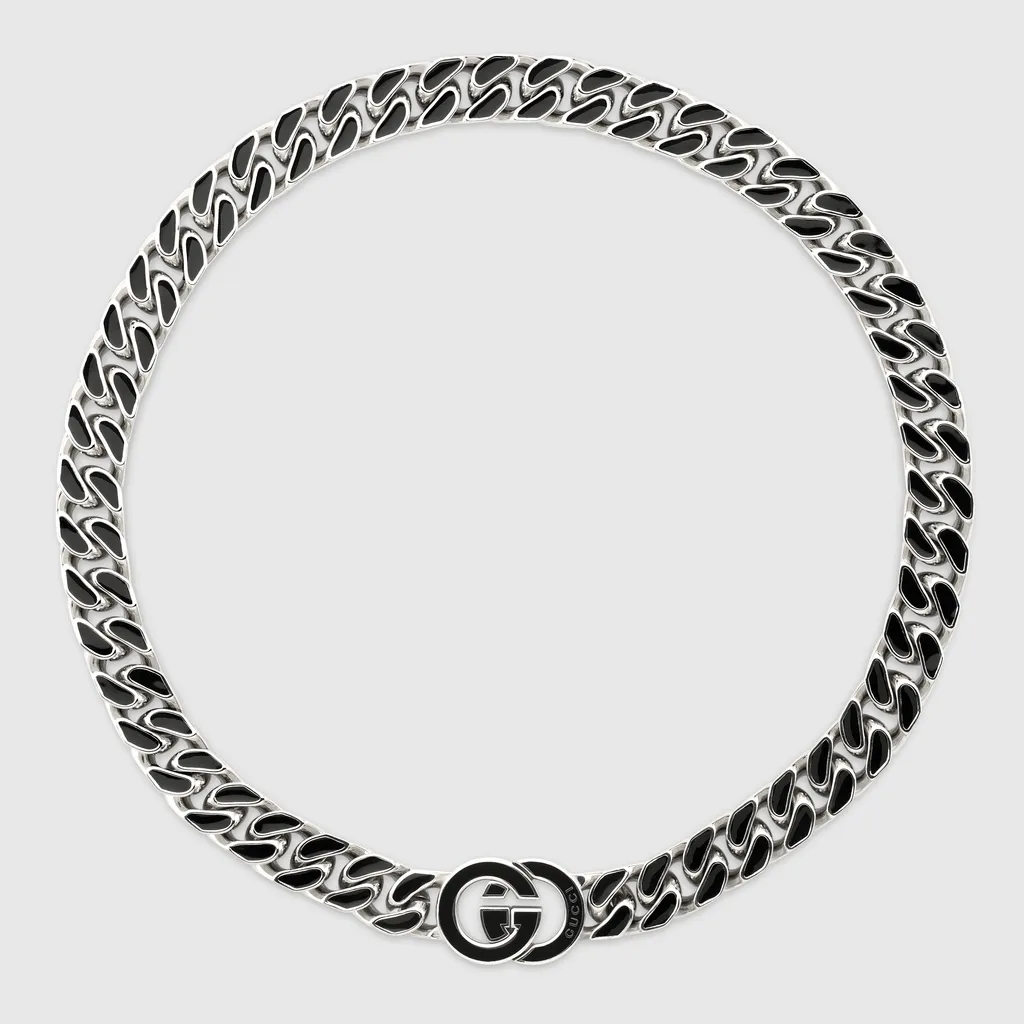 Gucci Interlocking Flat Chain Necklace