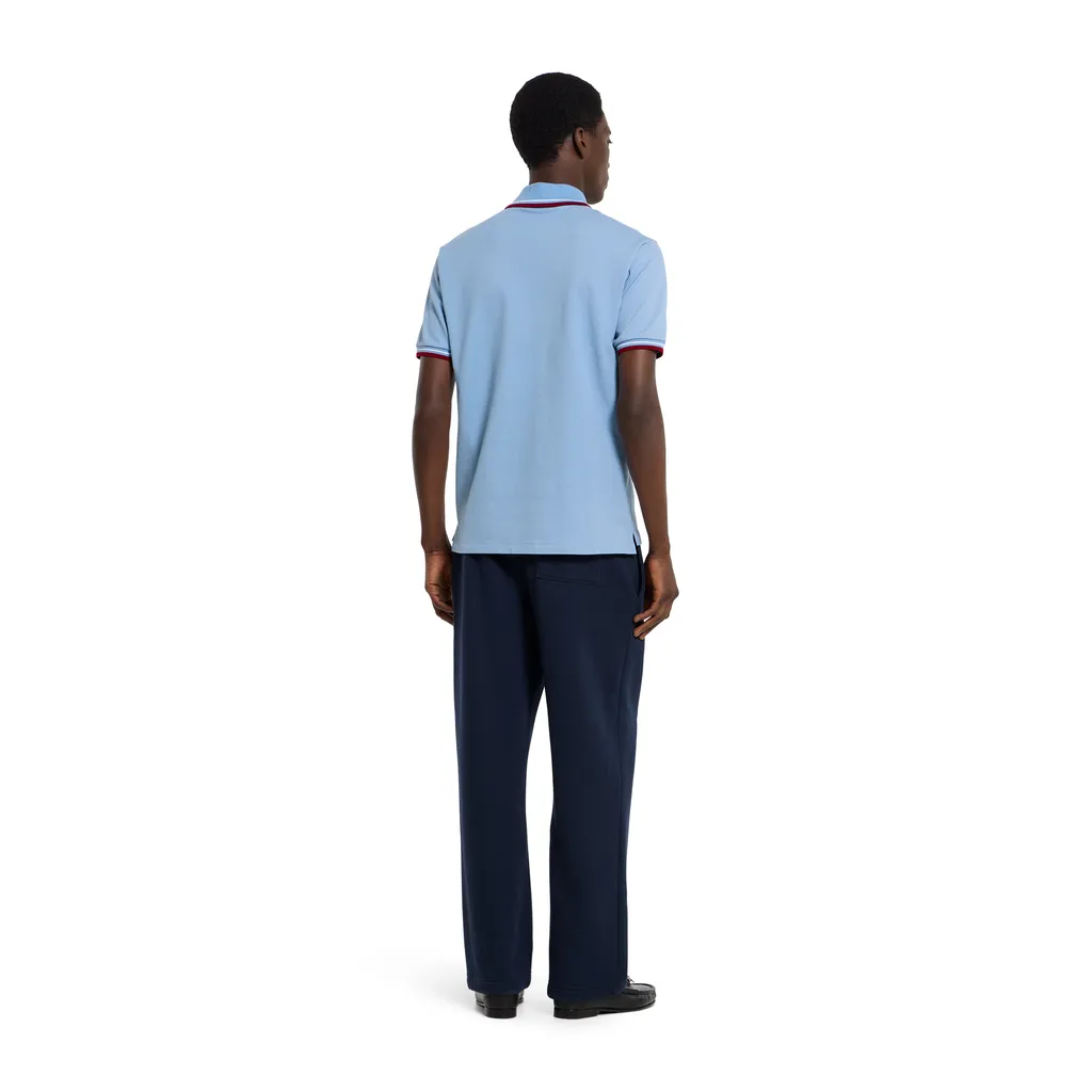 Cotton Piquet Polo Shirt With Embroidery