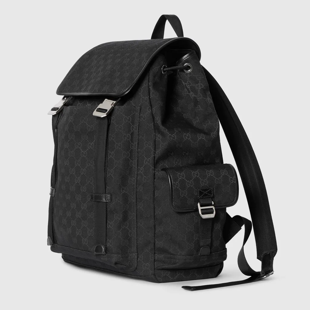 Gg Canvas Large Backpack