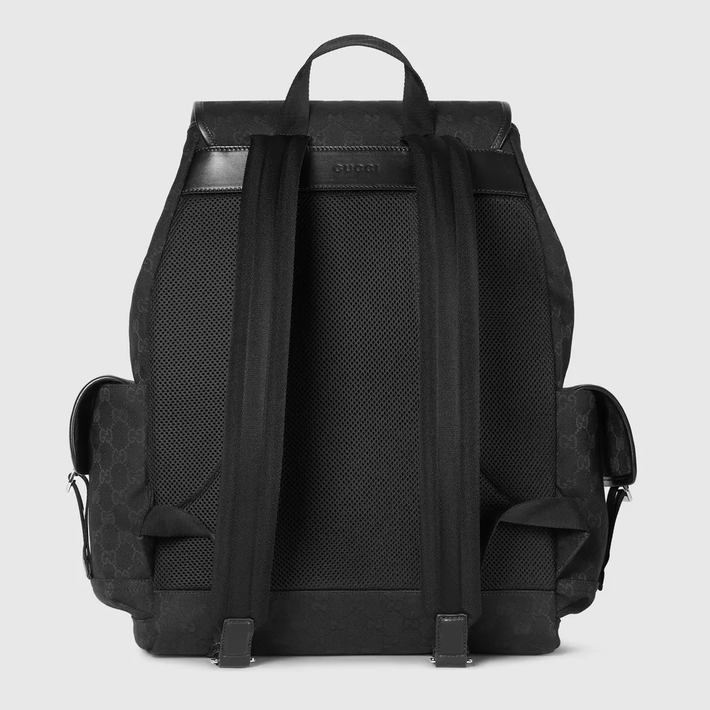 Gg Canvas Large Backpack