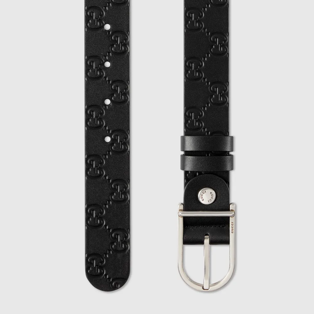 Reversible Belt With Rounded Buckle