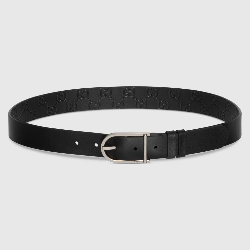 Reversible Belt With Rounded Buckle