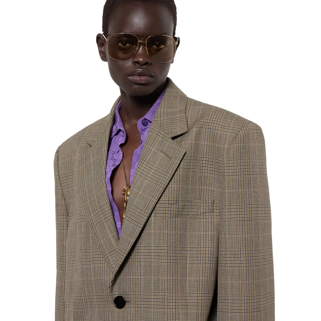 Prince Of Wales Wool Jacket