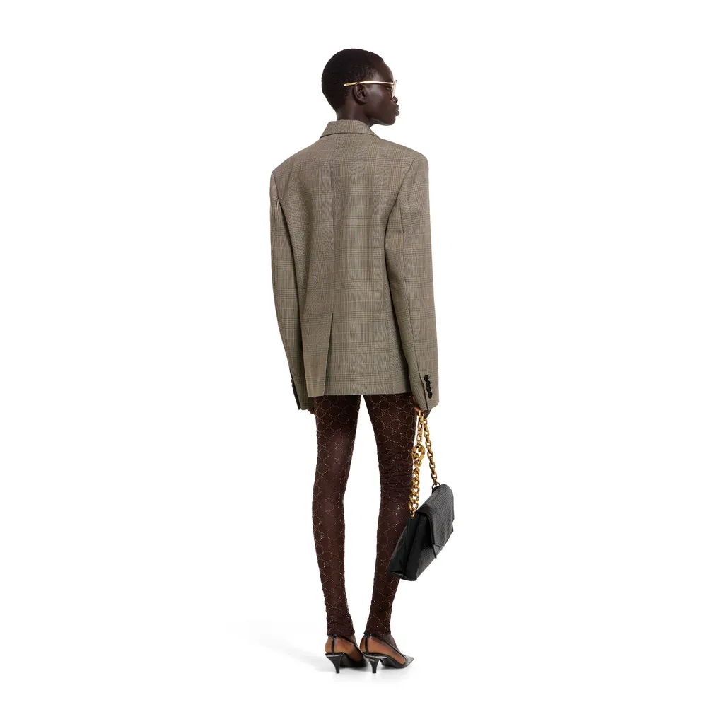 Prince Of Wales Wool Jacket