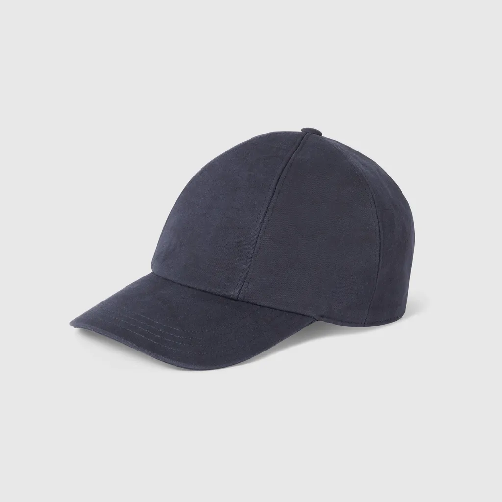 Fabric Baseball Hat With Embroidery