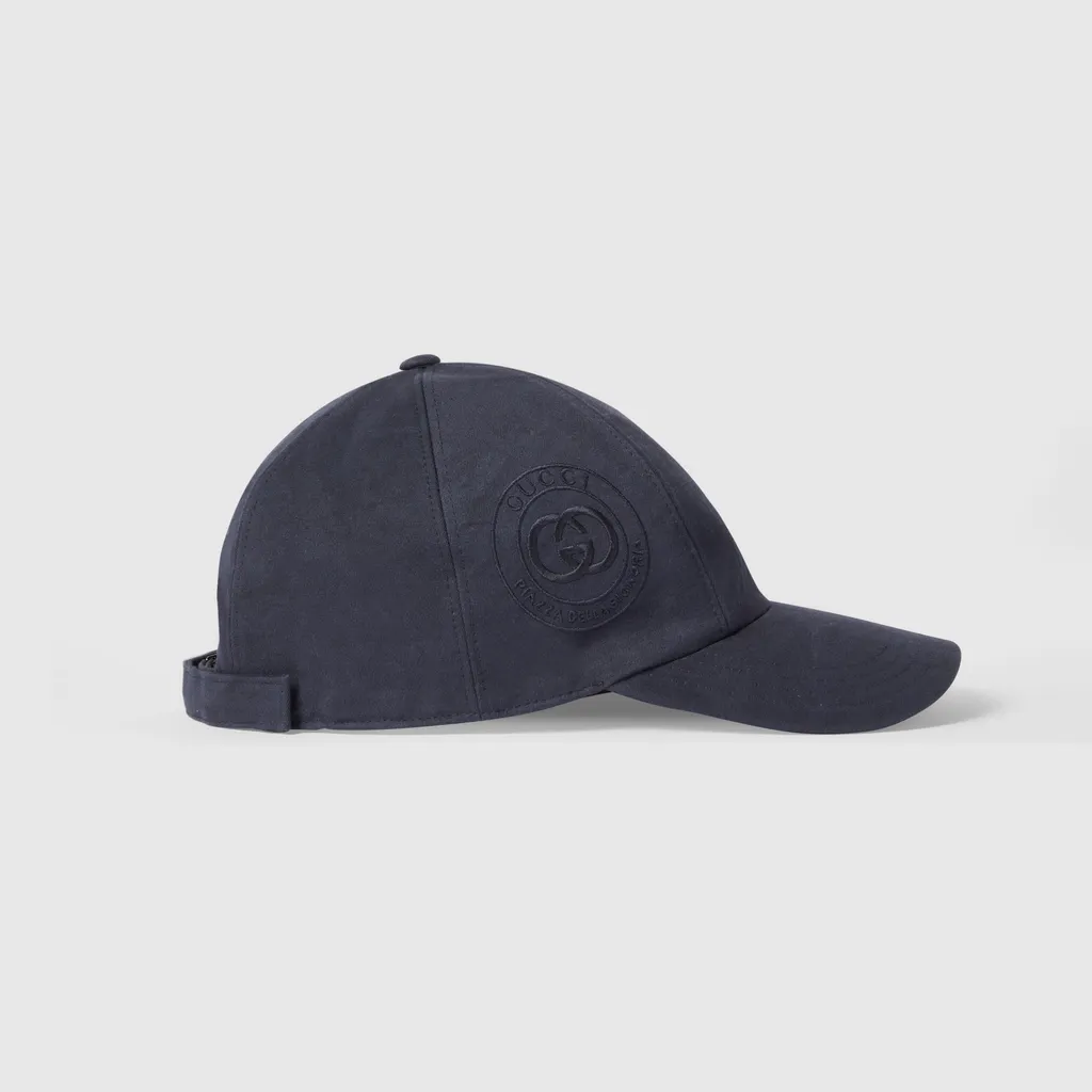Fabric Baseball Hat With Embroidery