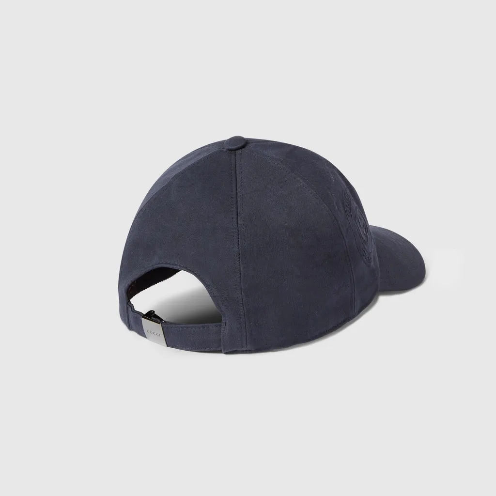 Fabric Baseball Hat With Embroidery
