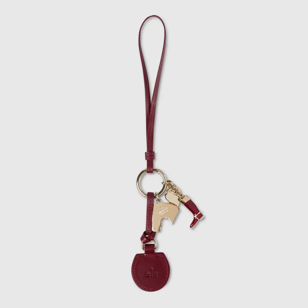 Horseshoe-Shaped Bag Charm