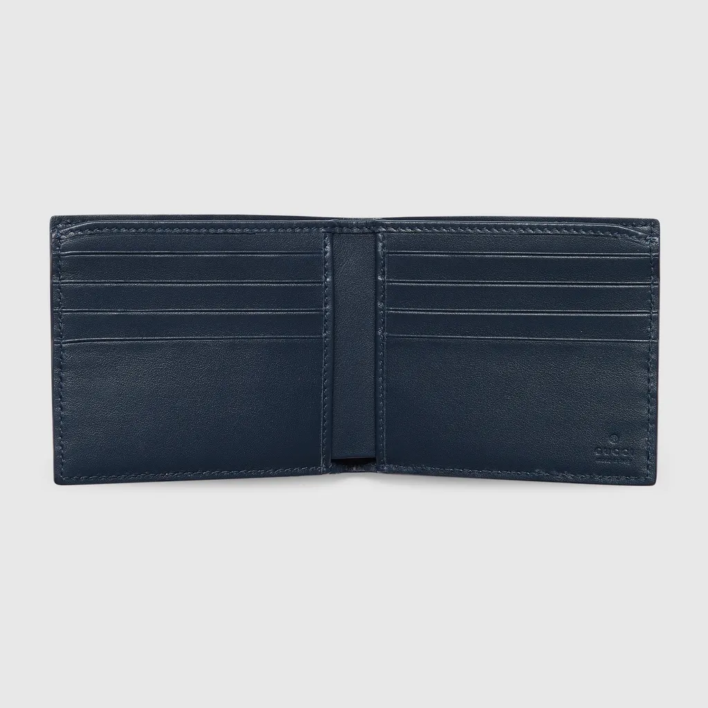 Gg Bi-Fold Wallet With Print