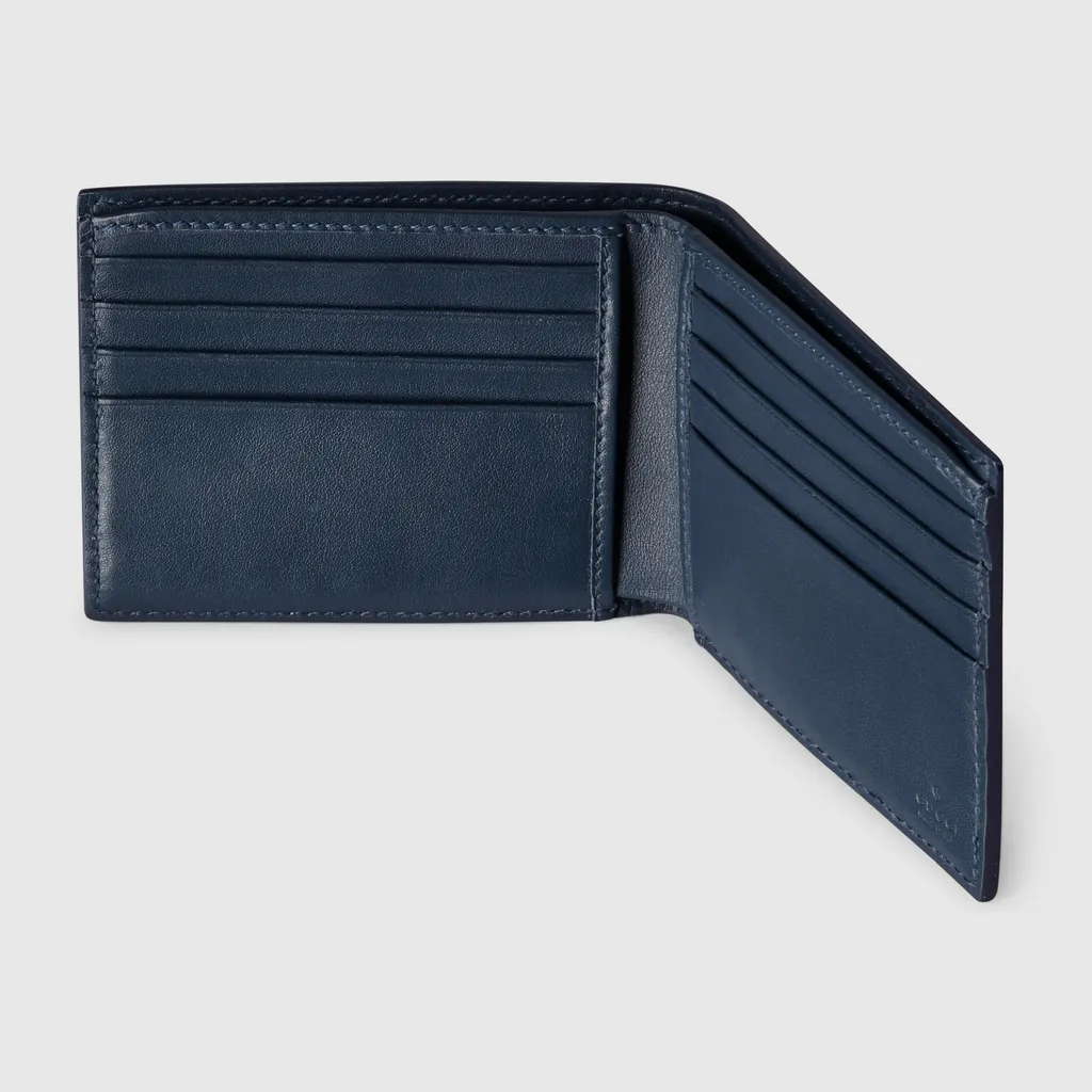 Gg Bi-Fold Wallet With Print