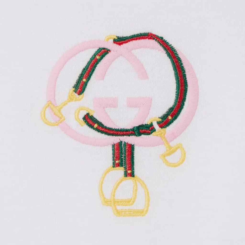 Cotton Piquet Polo Shirt With Embroidery