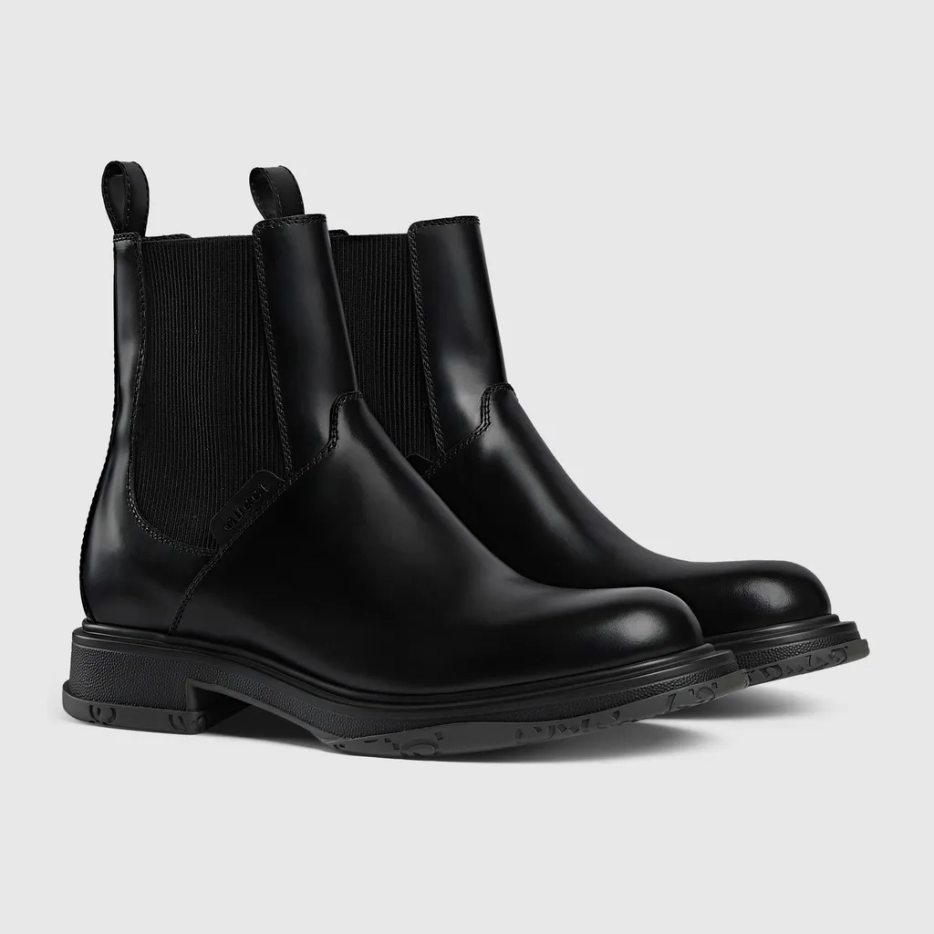 Ankle Boot With Tonal Logo